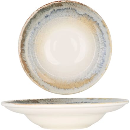 Bonna Pastabord - Knidos - Porselein - 27 cm (400cc) - set van 2