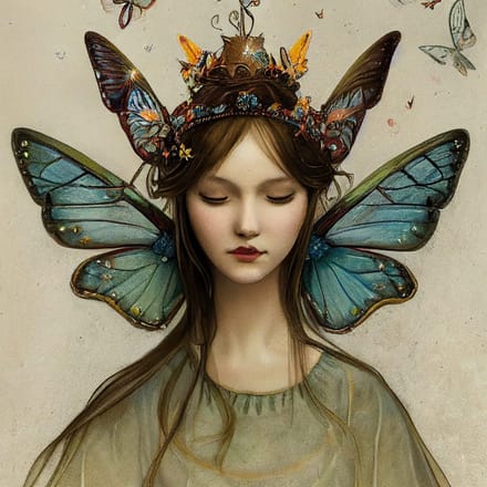 Fairy Princess - Mint by Michelle decoupage papier - A3