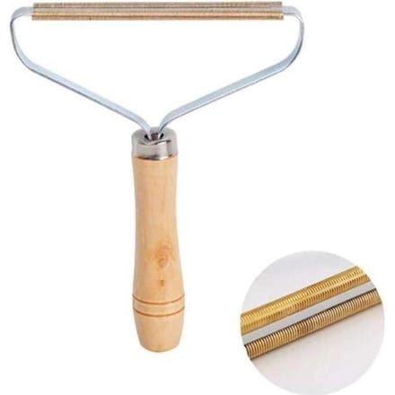 Brosse - BW10607 - Éliminateur de peluches - Laine - Bois - Pour petits chiens et chats