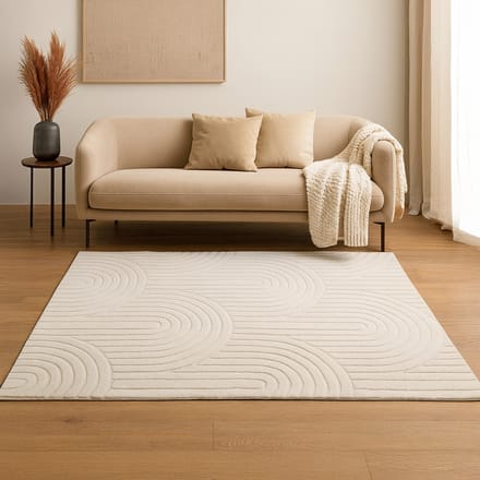 Milton & Oldbrook Vloerkleed 160 x 230 cm Rumia Wit