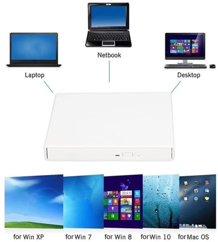 VT Goods - Extern CD-station - USB 2.0 - Stuurprogramma Vrij