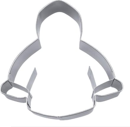 Städter - Koekjes Uitsteker - KerstTrui - Cookie Cutter Ski Jack - Hoodie - RVS