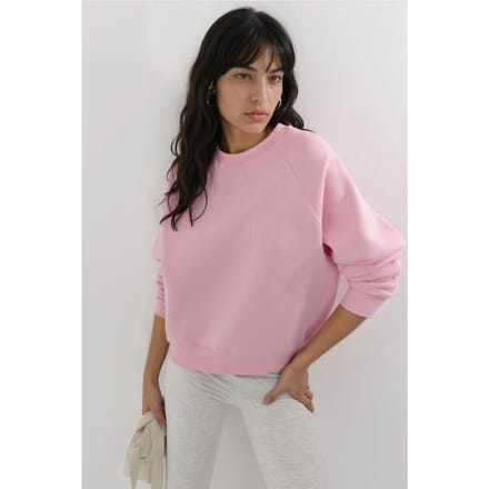 Ronde Hals Lange Mouwen Gebreide Sweatshirt