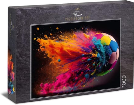 Voetbal Puzzel - 1000 Stukjes - Ontspanning Thuis - Premium Kwaliteit - 68 x 48 cm - Kleurrijk