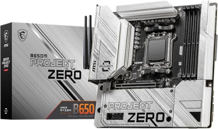 MSI B650M Project Zero moederbord AMD B650 socket AM5 micro ATX