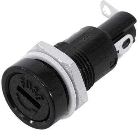 Eurolite Sicherungshalter mit Gewinde + Mutter - Accessoire voor podium elementen
