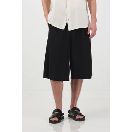 Midden Taille Brede Been Capri Shorts