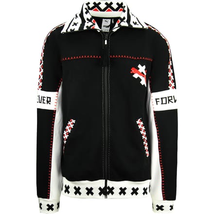 Puma x Jahnkoy XTG Track Jacket Zip Up Wit Zwart Heren Trui 596686 01