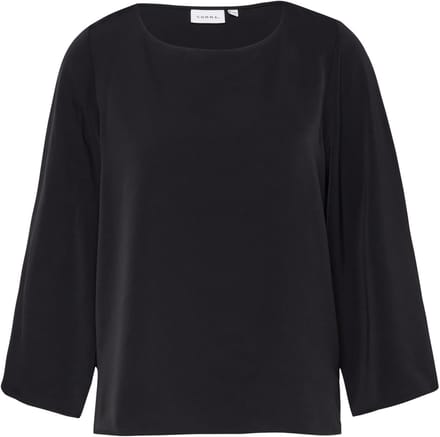 Blousenshirt met ronde hals