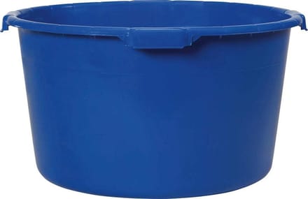Robuuste Mortelkuip 90 Liter Blauw met Versterkte Bodem