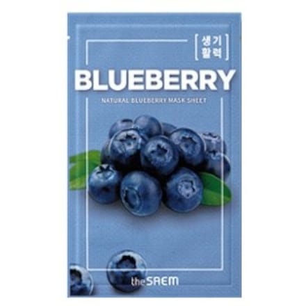 [PROMOTIE]The Saem - Natural Mask Sheet - Blueberry - 1stuk