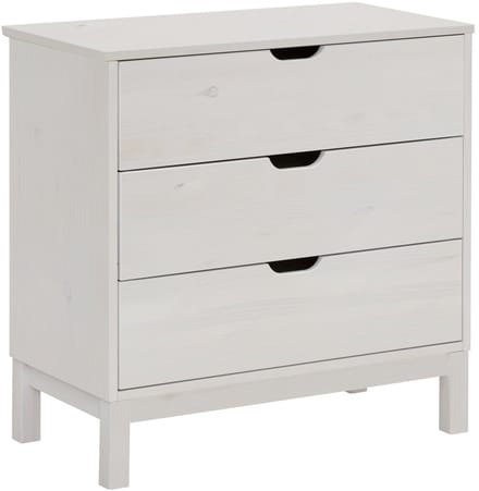 Post-Commode - 4-laden - Wit Grenen