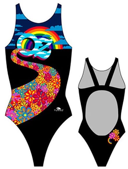 Turbo Oz World Pro Resist Zwemkleding Zwart 4XL Vrouw