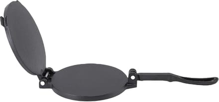 Tortilla Maker - Pannenkoek Machine - Platbrood Maken - Gietijzeren Constructie - 7.3 Inch Diameter - Zwart