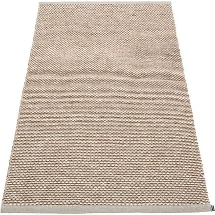 Pappelina Effi Kunststof tapijt - warm grey - 85 x 160 cm