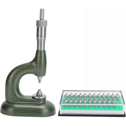 Horlogereparatiegereedschap Horlogemaker Strass Zetmachine Draadspoed Micrometer Donkergroen donkergroene kleur