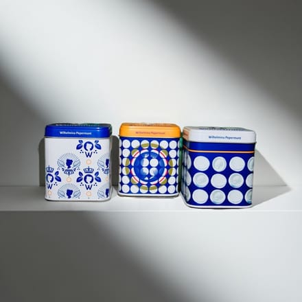 Wilhelmina Pepermunt - Snoep - Geschenk verpakking - Afsluitbaar - Set van 3 (3x100 gram)