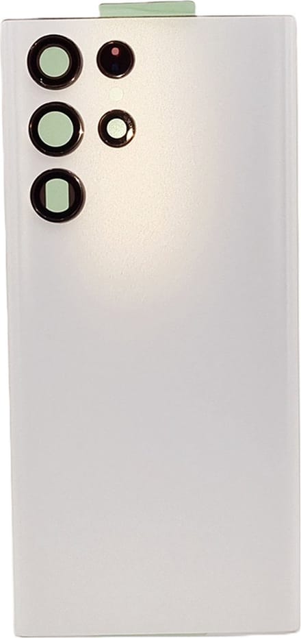 Achterkant Geschikt voor Samsung Galaxy S22 Ultra – Premium – Wit