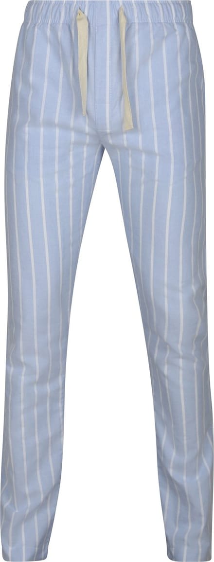 Steppin' Out Loungebroek Streep Lichtblauw - Maat S - Heren - Pyjama