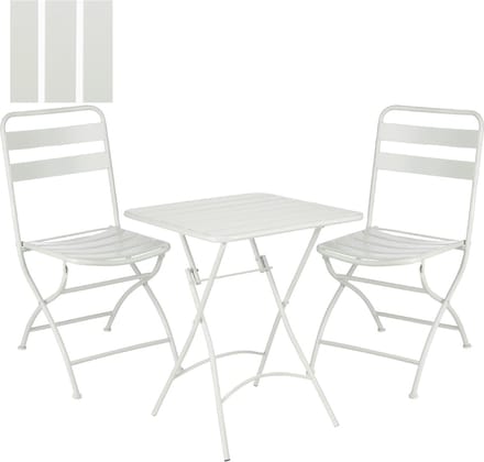 Mica Decorations Evita Bistro Tuin Set - Lichtgroen - Set van 3