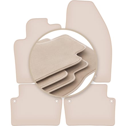 PREMIUM beige matten voor: Volvo S80 I sedan 1998-2006