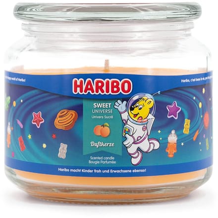 Haribo Geurkaars - Zoet universum - met zoete geur - was