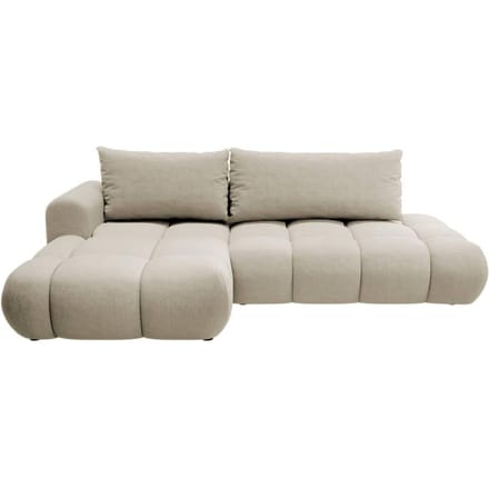 Hoekbank met slaapfunctie Ontaria links chenille | Selsey Design