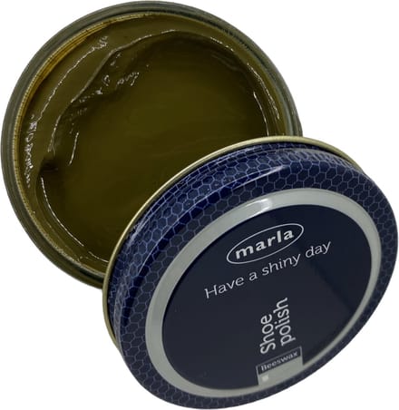 Marla Shoe polish - Schoenpoets - (060) Olijfgroen - 50 ml