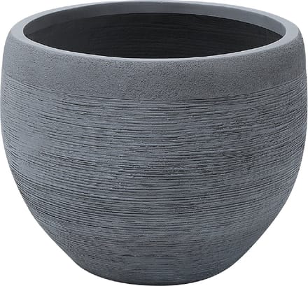 ZAKROS - Bloempot - Grijs - 50 cm - Klei-vezelmengsel