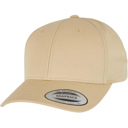 Flexfit - Curved Classic Snapback Pet - Goudkleurig