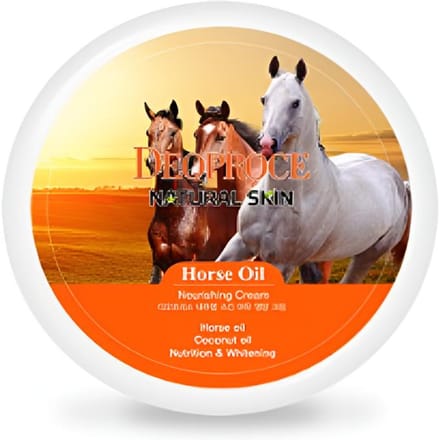 [Deoproce] Crème Nourrissante à l'Huile de Cheval 100 g beige