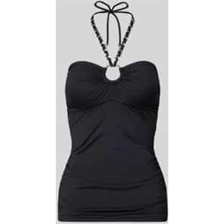 Tankini-bovendeel met halter in schakelkettinglook
