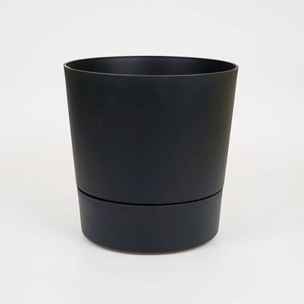 ELHO bloempot foss d30cm living black met wielen