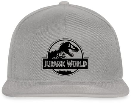 Jurassic World Klassiek Logo In Zwart Snapback cap