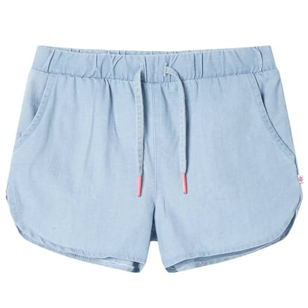 vidaXL Kindershorts 92 zachtdenimblauw
