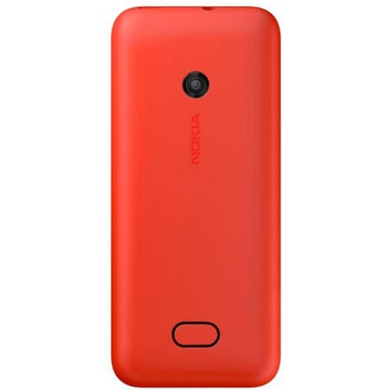 Téléphone Portable Nokia Original Reconditionné Nokia 208 Double SIM Avec 1/2 SIM Dual SIM Simple Set rouge