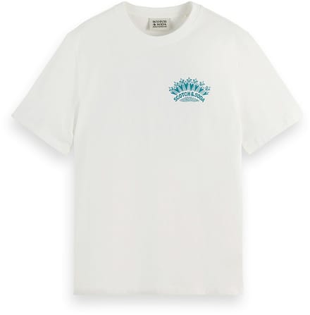 Scotch & Soda Front And Back Artwork Regular-Fit T-Shirt