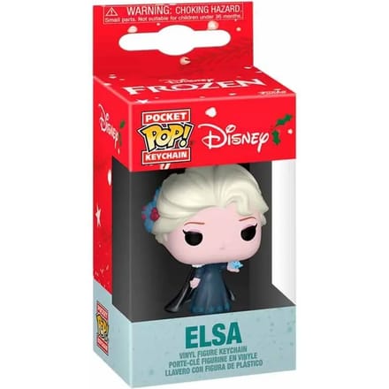 Funko Pocket Pop! Keychain: Disney Princess Holiday 2025 - Elsa