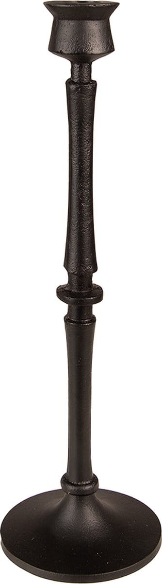 Clayre & Eef Kandelaar 33 cm Zwart Aluminium