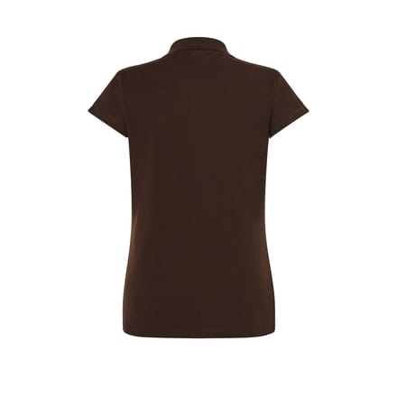 JHK Dames/Dames Regular Poloshirt (Chocolade)