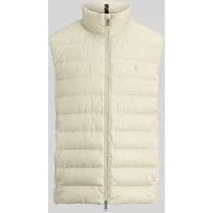 regular fit bodywarmer met gestikt logo
