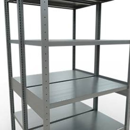 SCHULTE Lagertechnik - Dubbel legbordstelling. Type 250 kg - 2500x1000x2x500 mm, 12 legborden