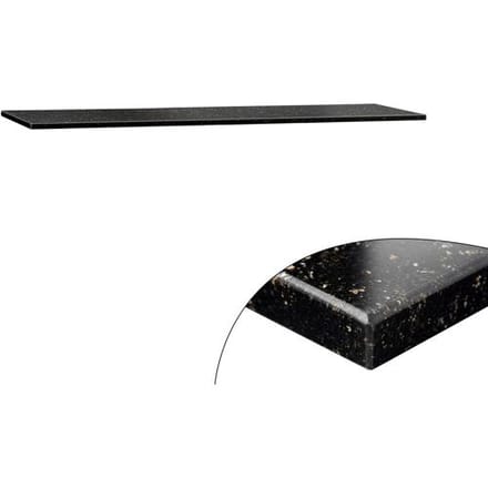 GGM Gastro Granitarbeitsplatte - 1500x800mm - Star Galaxy