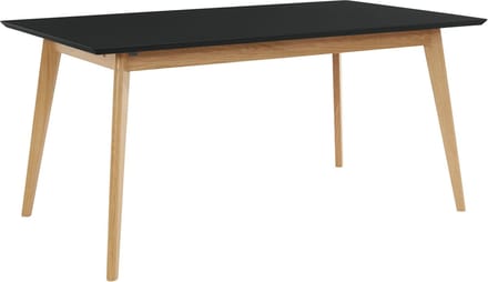 Vista-Eettafel - 160 cm - Zwart Eiken