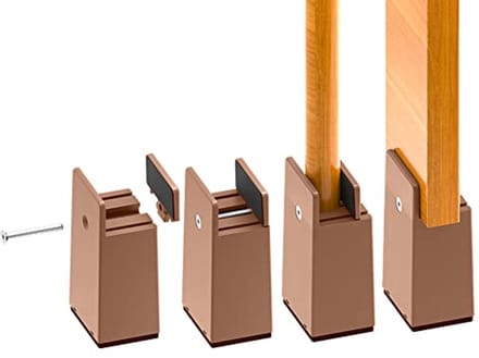 Verstelbare Meubelverhogingen 10cm - Zware Belasting, 4 Stuks