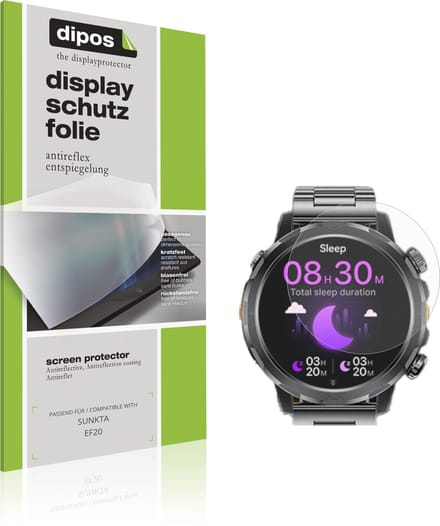dipos – 6x Matte Beschermfolie geschikt voor SUNKTA EF20 | Krasbestendige & antireflecterende Screenprotector Ultra-Thin