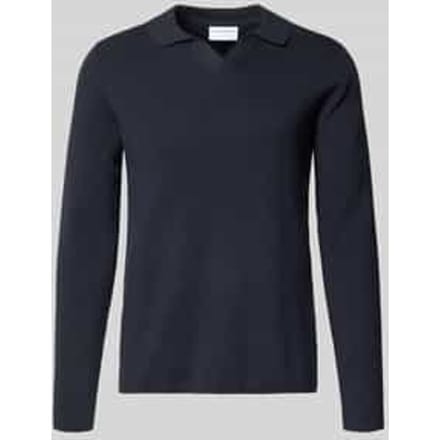 Relaxed fit gebreide trui in riblook