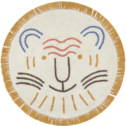 Tapis Petit Lion Leo Vloerkleed 100 x 100 cm