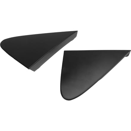 2 Stuks Zijspiegel Spatbord Hoek Sierlijst Cover 60118 12010 Duurzaam Zijspiegel Sierlijst Hoek Driehoek Spatbord Past voor black