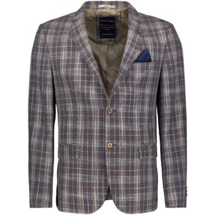 Carter & Davis - Casual colbert - Heren - 48 - Beige - Polyester - 2628-9423 Colbert